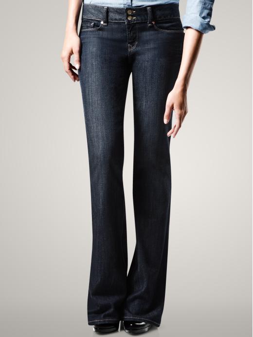 Gap Perfect Boot Jeans (Dark Wash)