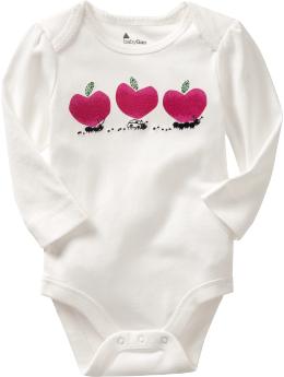 Gap Long Sleeve Graphic Bodysuit