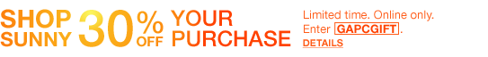30% off your purchase!