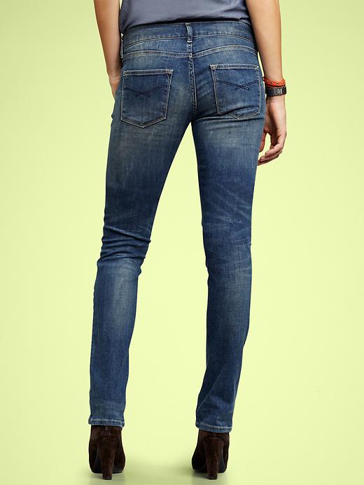 Image number 2 showing, 1969 mid-weight real straight jeans