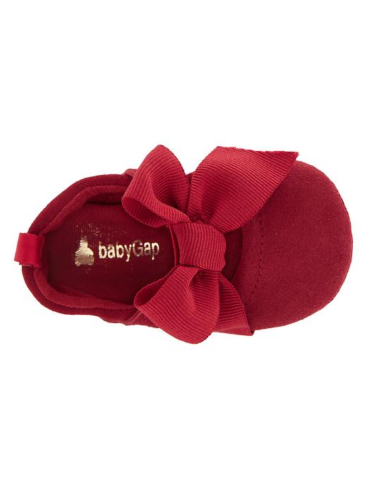 View large product image 2 of 2. Big bow ballet flats