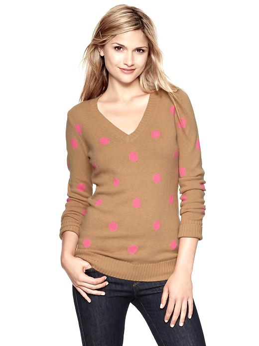 View large product image 1 of 1. Dot pullover sweater