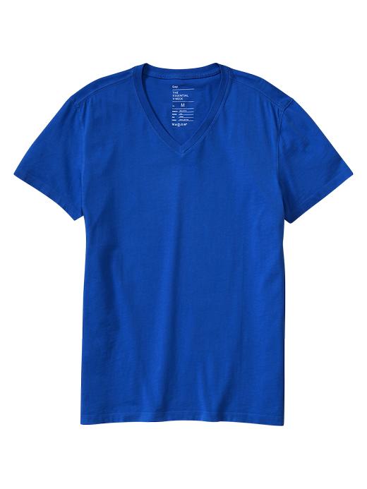 View large product image 1 of 1. Essential V-neck t-shirt