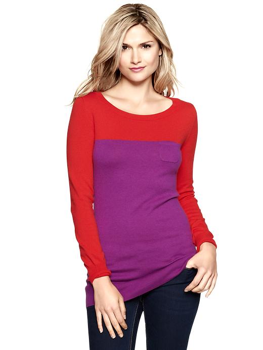 Image number 1 showing, Colorblock tunic