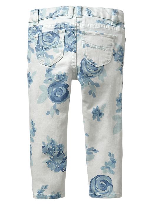 Image number 2 showing, Floral printed skinny jeans