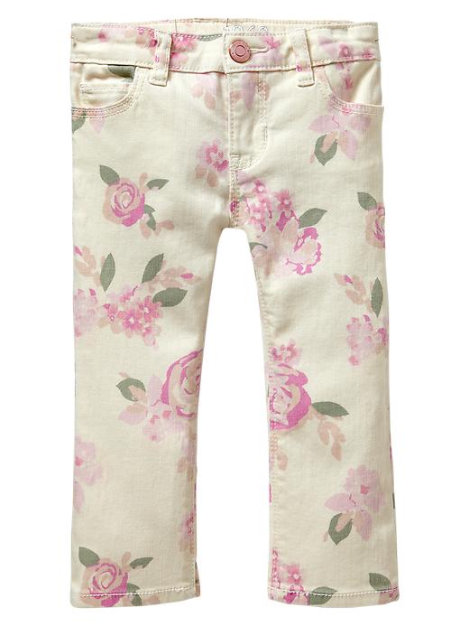Image number 4 showing, Floral printed skinny jeans