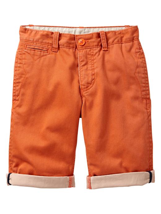 Gap Roll Up Khaki Shorts