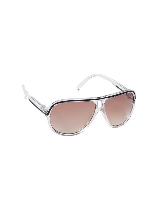 View large product image 1 of 1. Clear sunglasses