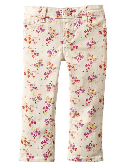 Image number 8 showing, Floral printed skinny jeans