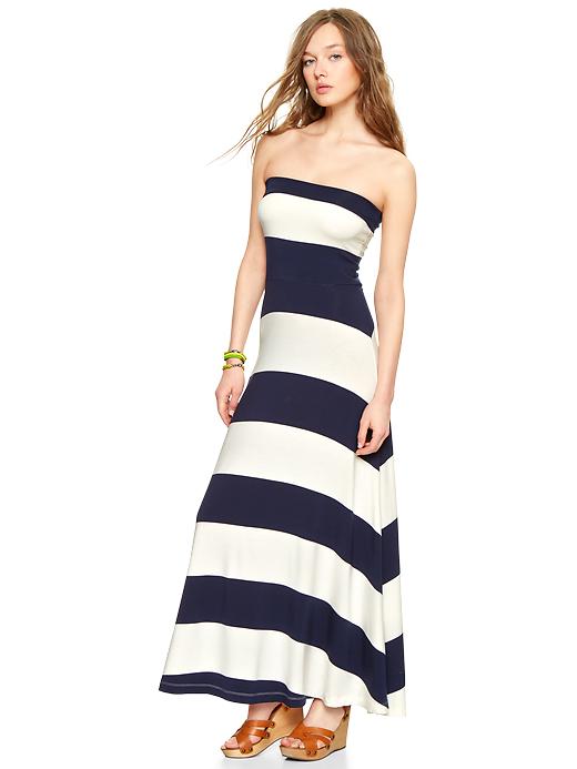 View large product image 1 of 1. Striped 4-in-1 dress