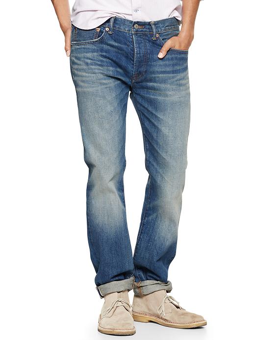 Image number 9 showing, 1969 Japanese selvedge slim fit jeans