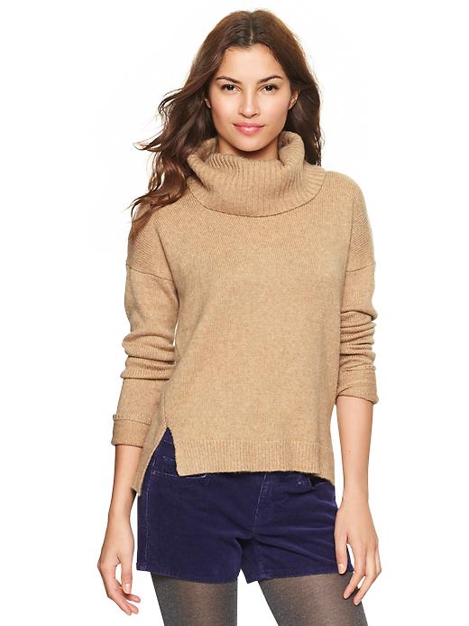 View large product image 1 of 1. Cowlneck sweater