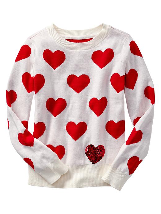 View large product image 1 of 1. Heart sweater