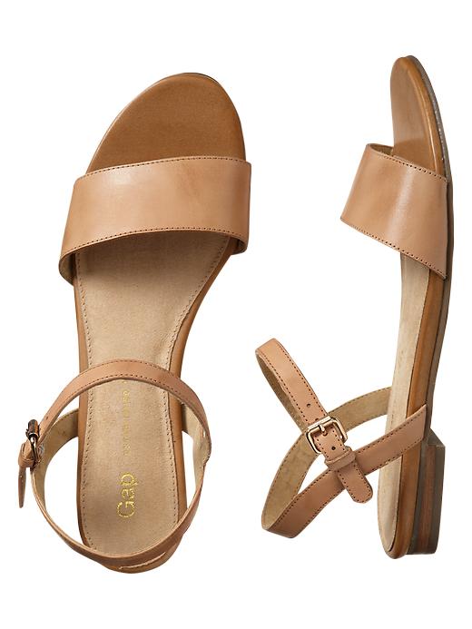 View large product image 1 of 1. Classic leather sandals