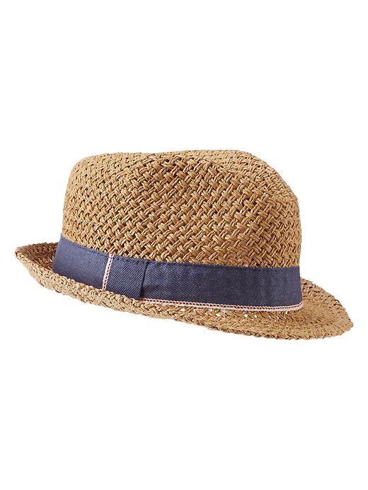 Image number 3 showing, Open-weave fedora