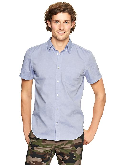 Image number 3 showing, Lightweight modern Oxford shirt