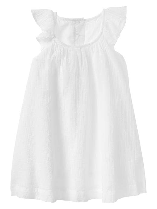 View large product image 1 of 1. Dobby flutter dress