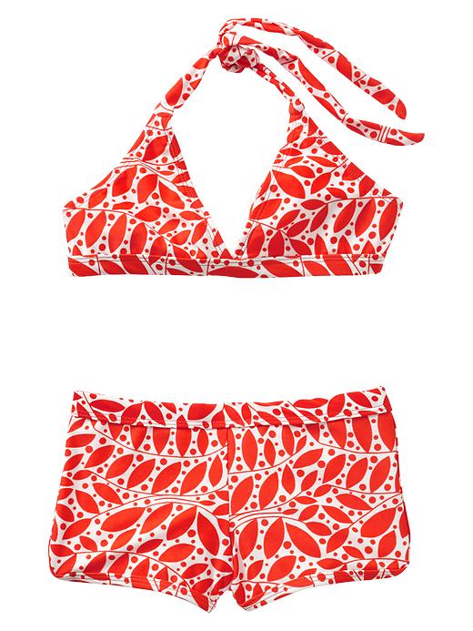Image number 1 showing, Printed boyshort two-piece
