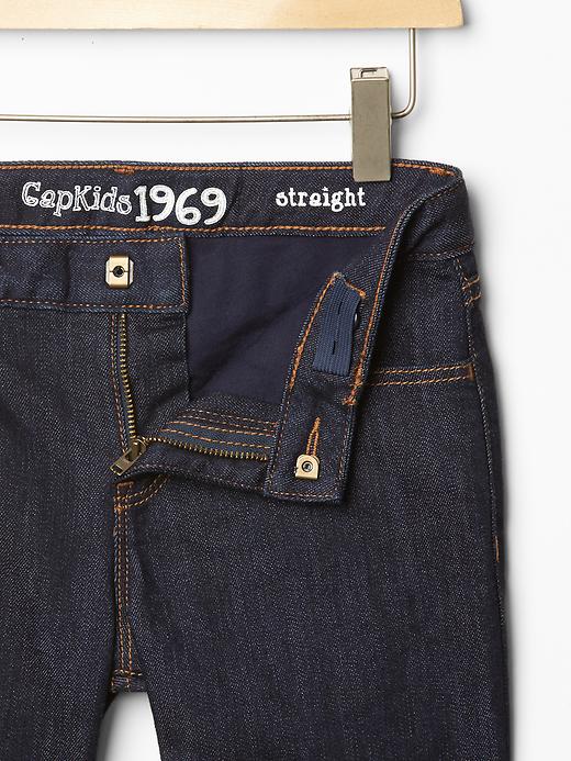 Image number 3 showing, Kids Jersey-Lined Straight Jeans