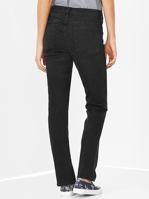 Image number 2 showing, 1969 mid-rise real straight jeans