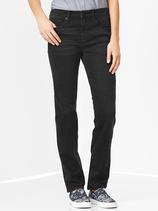 Image number 1 showing, 1969 mid-rise real straight jeans