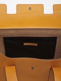 View large product image 3 of 3. Leather satchel