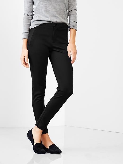View large product image 1 of 1. Skinny ponte pants