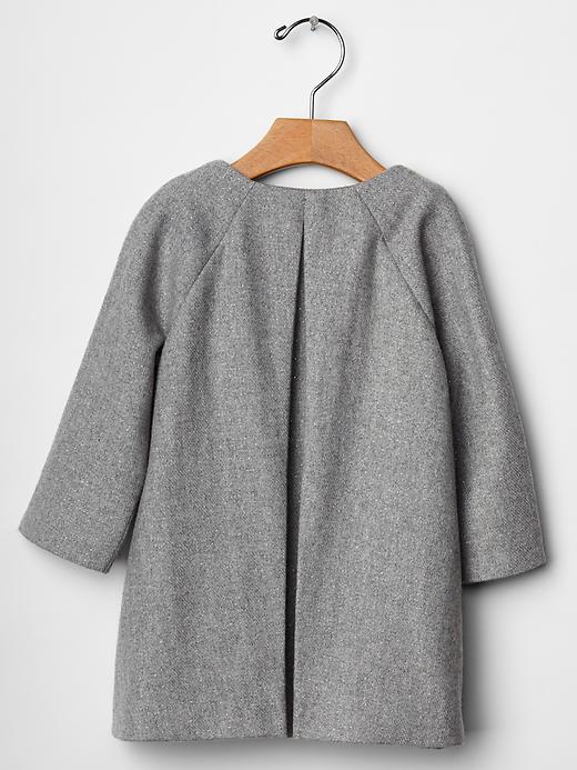 Image number 2 showing, Shimmery tweed coat