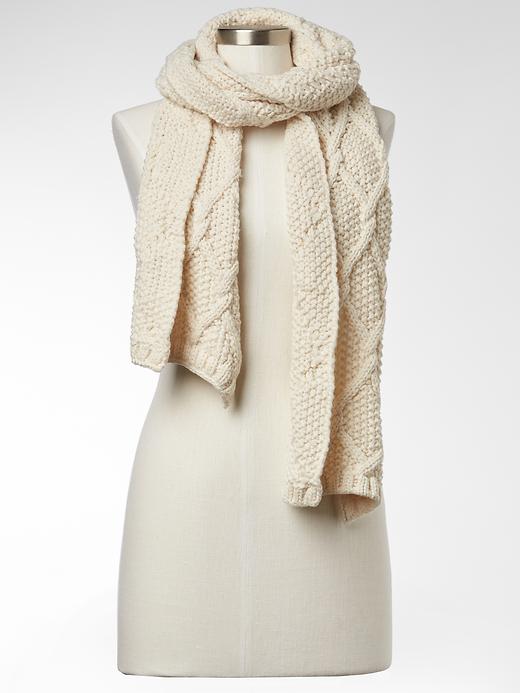 View large product image 1 of 1. Honeycomb scarf