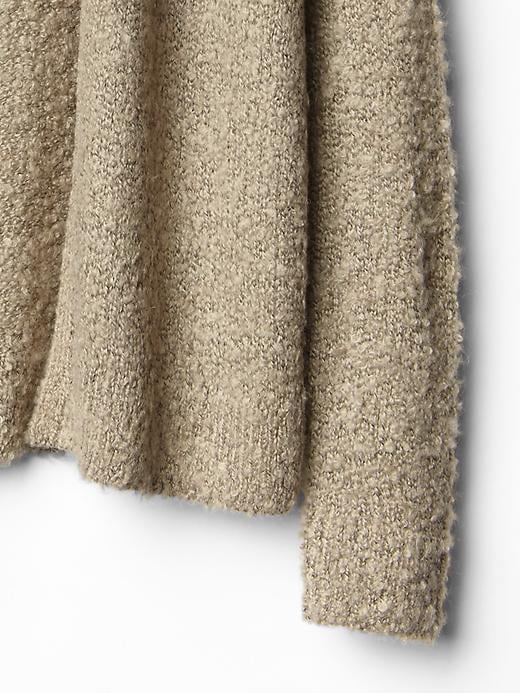 Image number 6 showing, Boucle open-front cardigan