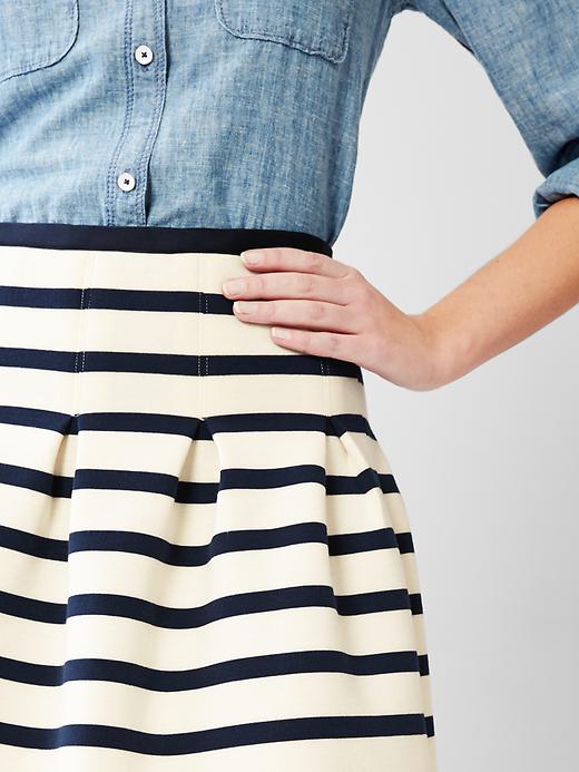 Image number 5 showing, Stripe flared skirt