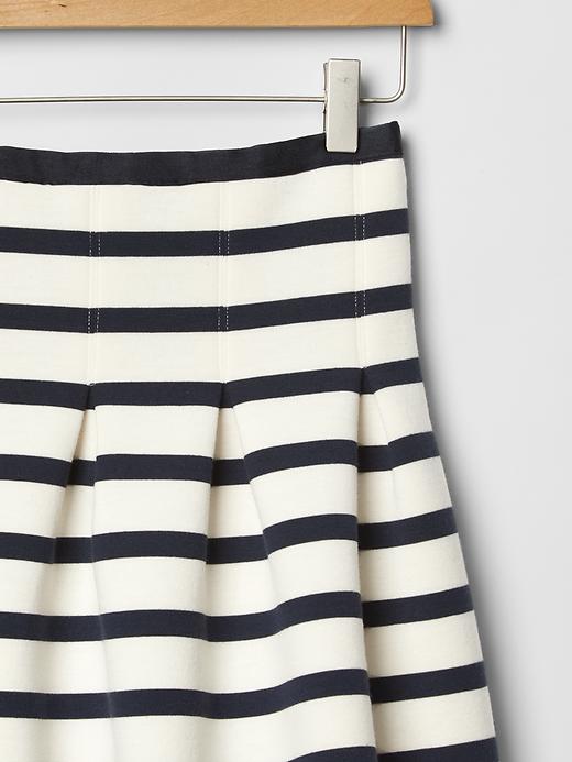 Image number 7 showing, Stripe flared skirt
