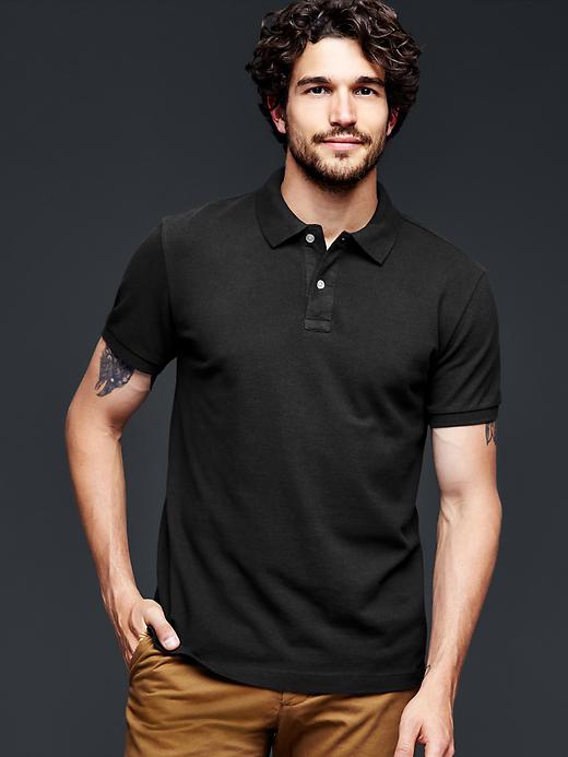 UPC 198073000055 product image for Gap The New Polo - True black | upcitemdb.com