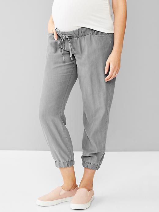 Image number 1 showing, Tencel&#174 joggers