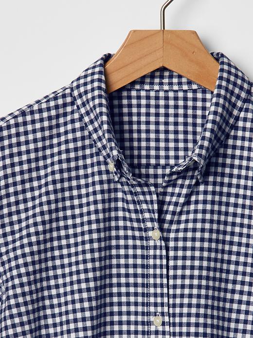 Image number 7 showing, Fitted boyfriend oxford shirt