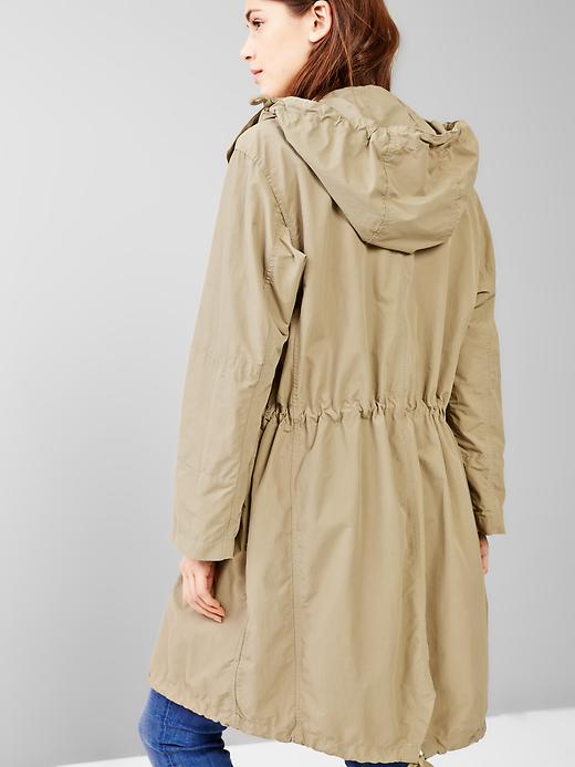 Image number 2 showing, Hooded fishtail parka