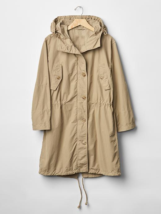 Image number 7 showing, Hooded fishtail parka