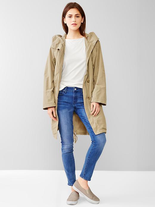 Image number 5 showing, Hooded fishtail parka