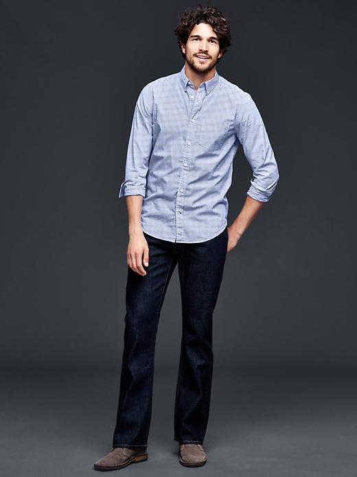 Image number 3 showing, Lived-in wash pinstripe shirt