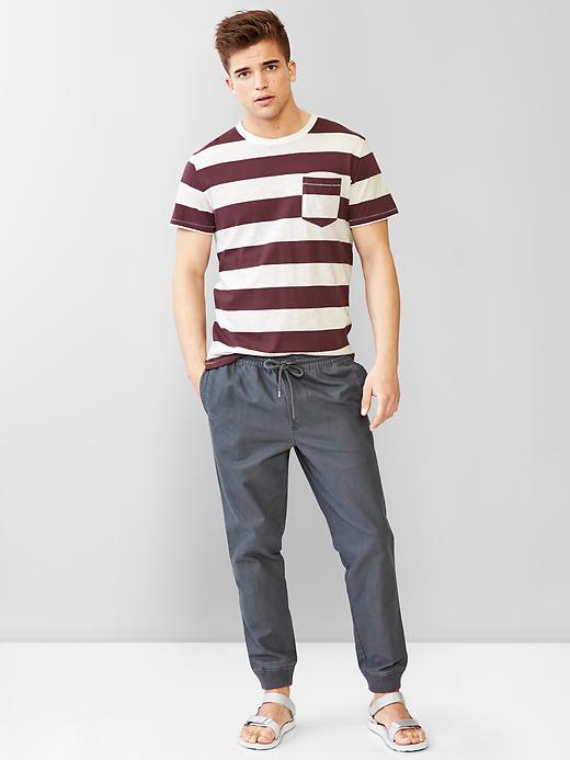 Image number 3 showing, Slub stripe pocket t-shirt