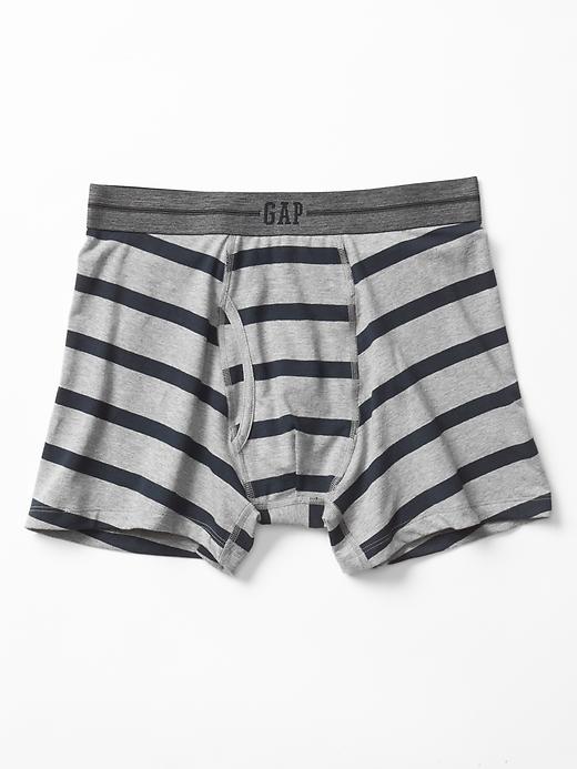 UPC 192472000012 product image for Gap Breton Stripe Boxer Briefs - Heather grey | upcitemdb.com
