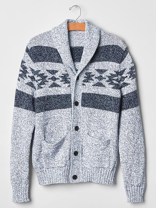Image number 4 showing, Beakon shawlneck sweater