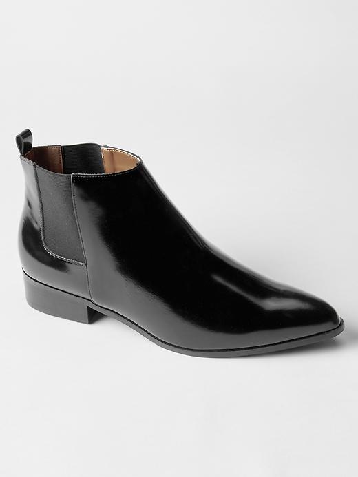 Image number 5 showing, Leather chelsea booties