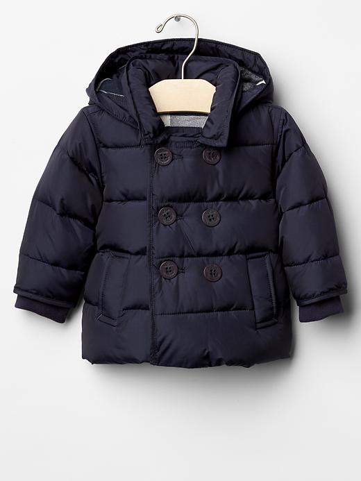 Image number 1 showing, Warmest peacoat puffer