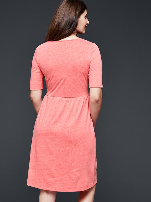 Image number 2 showing, A-line flare t-shirt dress