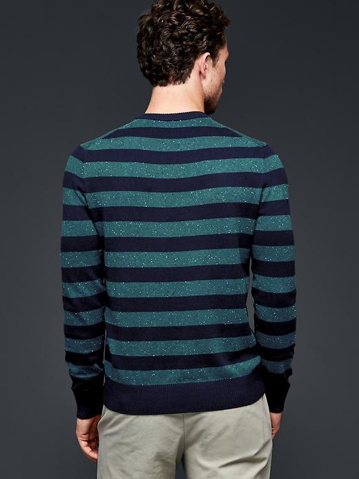 Image number 2 showing, Rugby nep cotton cashmere crew sweater