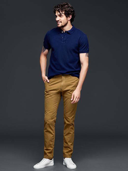 Image number 3 showing, Lived-in skinny khaki