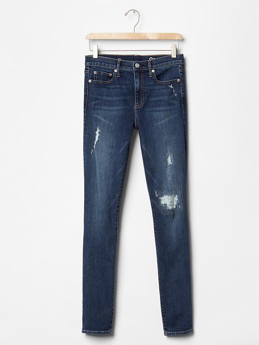 Image number 5 showing, 1969 resolution destructed true skinny jeans