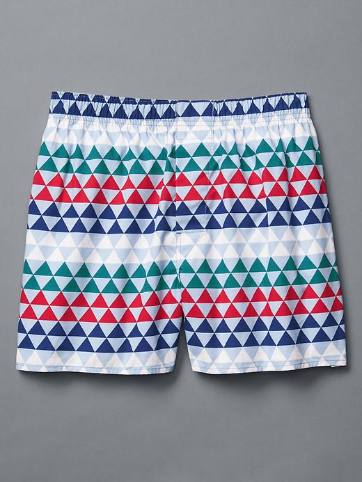UPC 196149000015 product image for Gap Triangle Print Boxers - Bleach blue | upcitemdb.com