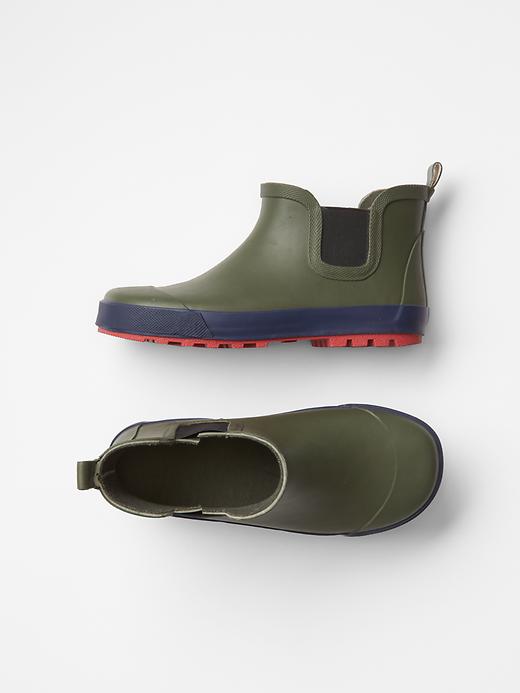 Image number 1 showing, Colorblock rain boots